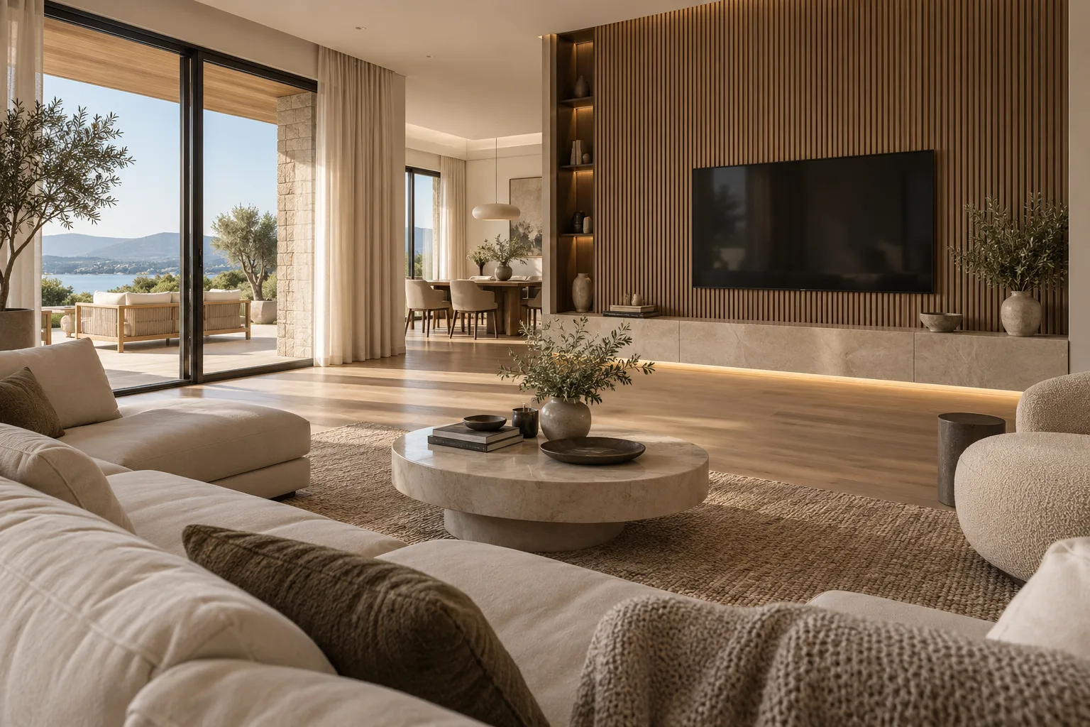 Villa oder Komplettausstattung eines Hauses